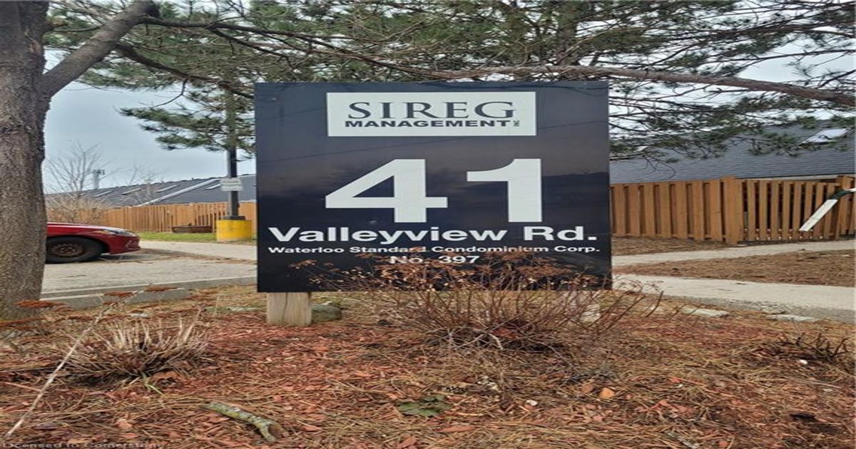 41 Valleyview Road  Kitchener