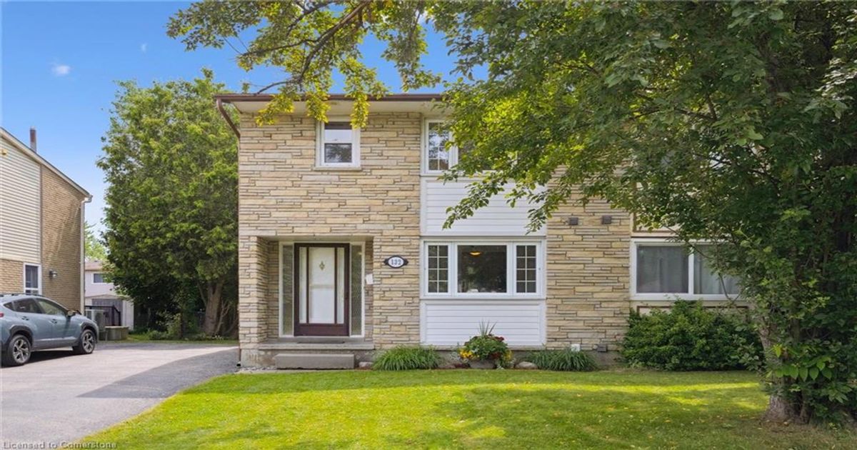 132 Greendale Crescent  Kitchener