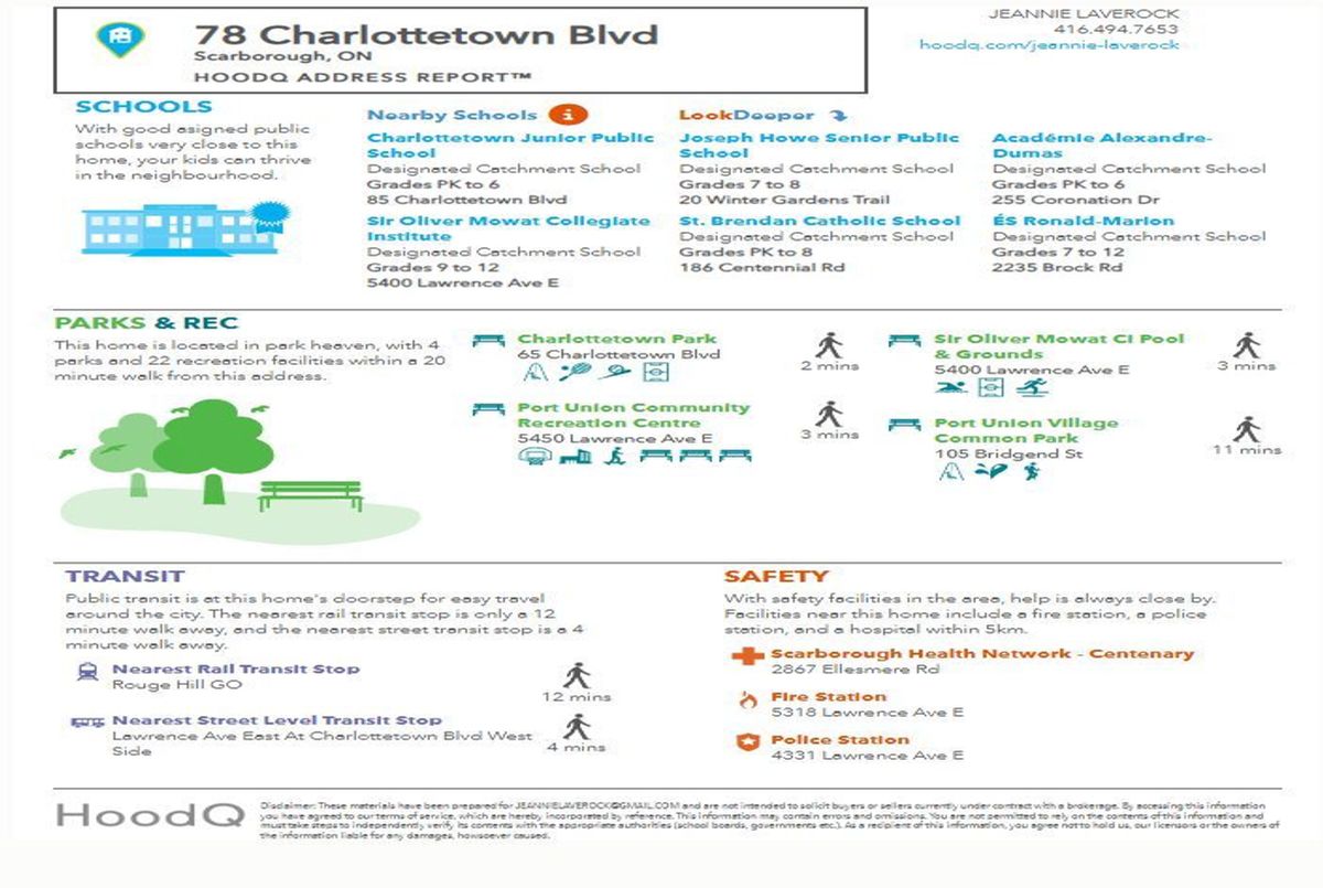 78 Charlottetown Boulevard 78 Charlottetown Boulevard Toronto E10