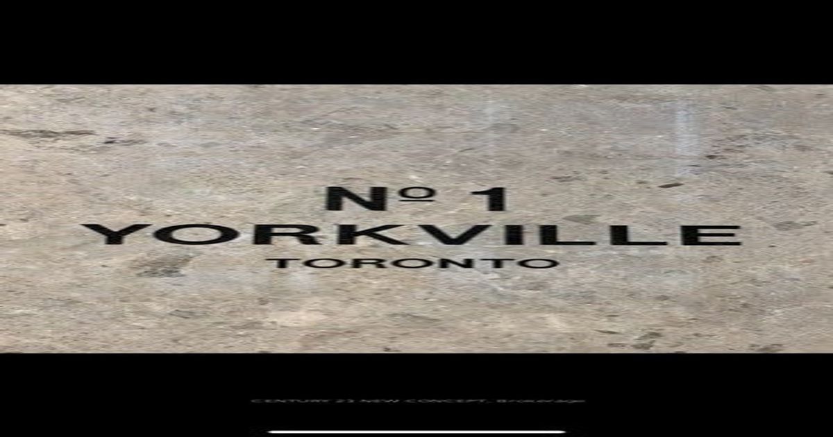 1 Yorkville Avenue Toronto
