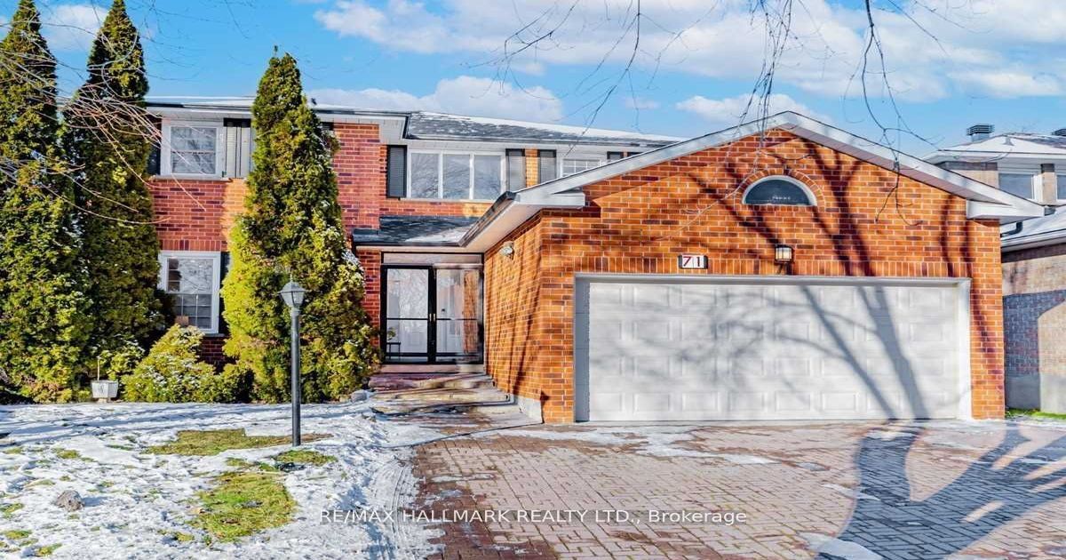71 Crystal Drive Richmond Hill