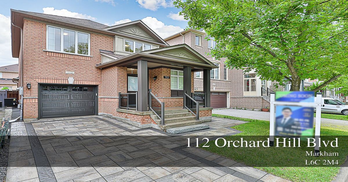 112 Orchard Hill Boulevard Markham
