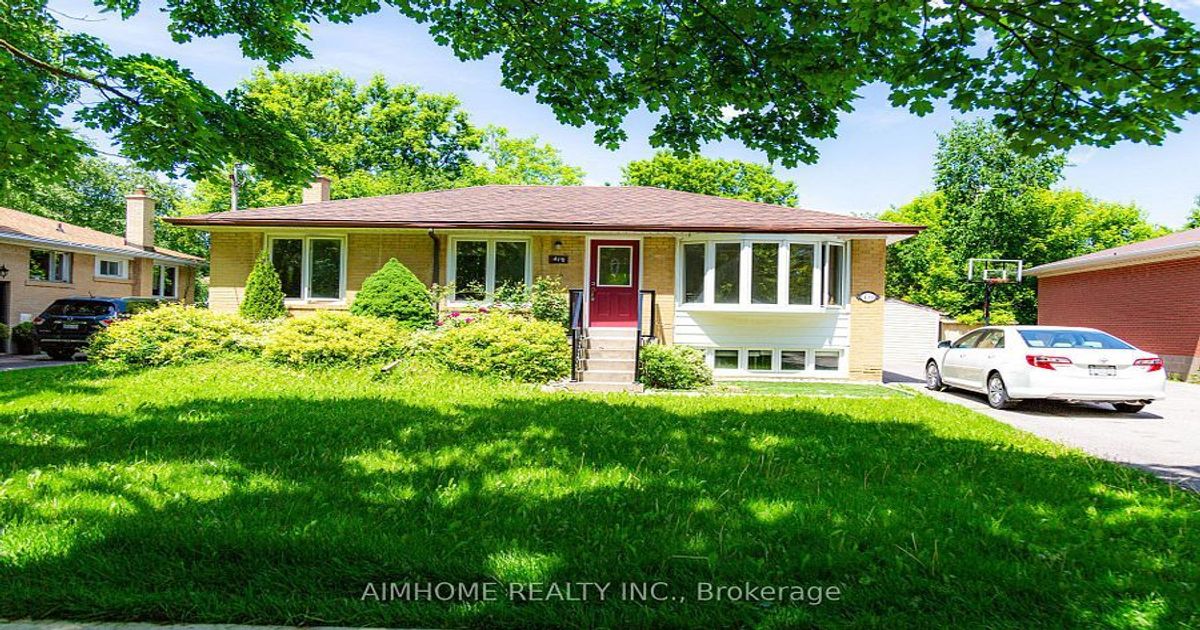 419 Crosby Avenue Richmond Hill
