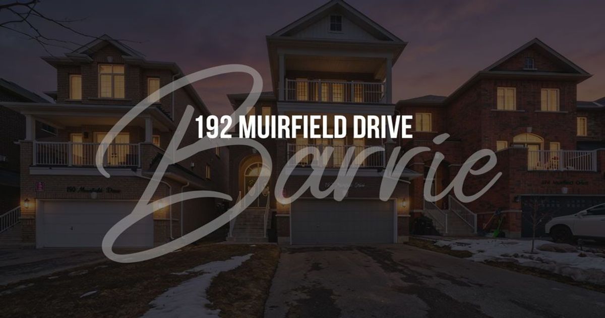 192 Muirfield Drive Barrie