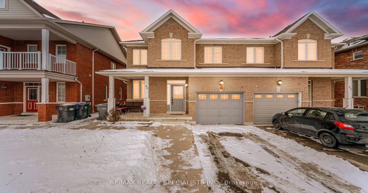 45 Connolly Crescent Brampton