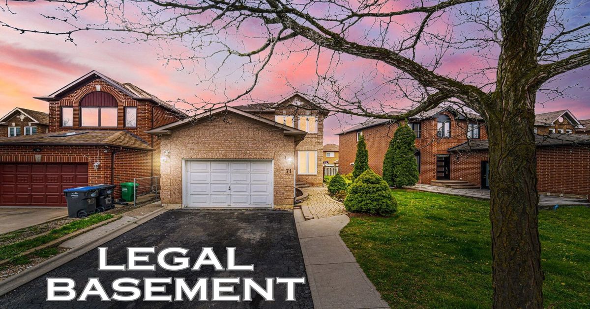 71 Cedarwood Crescent Brampton