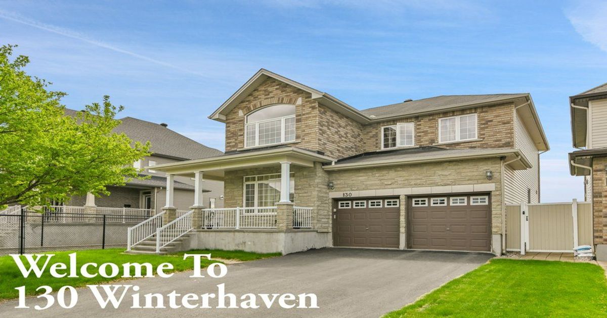 130 Winterhaven Drive Orleans - Convent Glen and Area